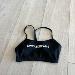 Sweatdreams Black Sports Bra - Women’s Low-Impact Athletic Bra